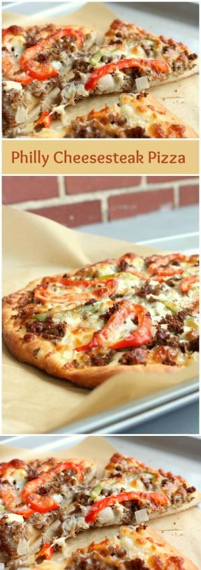 Philly Cheesesteak Pizza