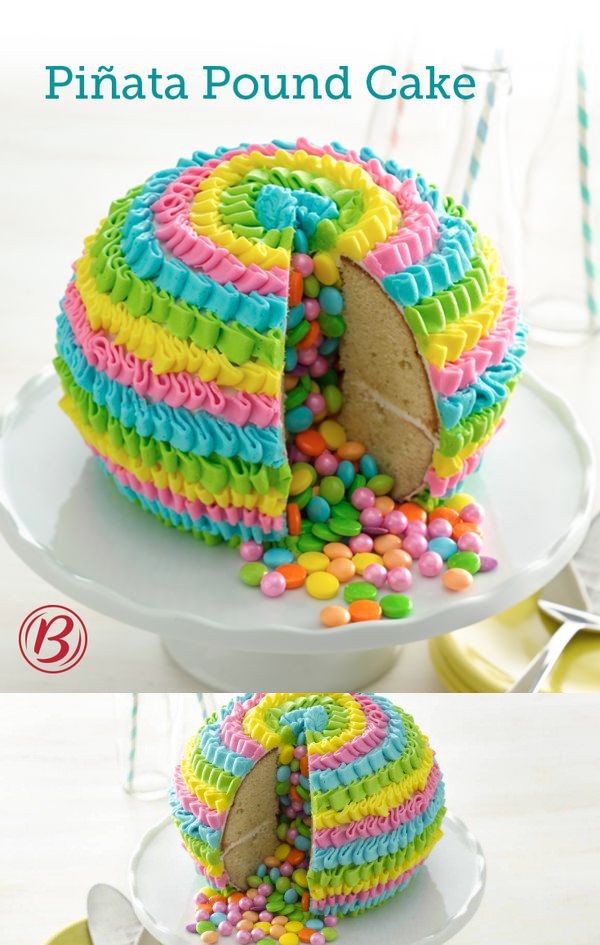 Piñata Pound Cake