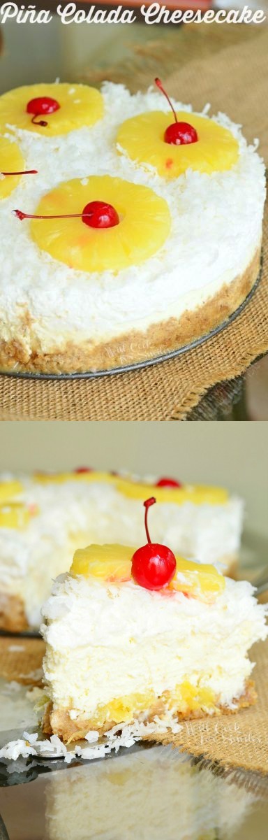 Pina Colada Cheesecake