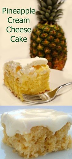 Pineapple Cream Cheese Cake