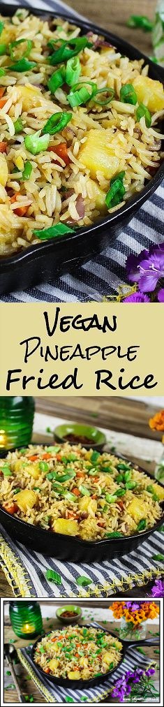 Pineapple Fried Rice (Vegan & GF