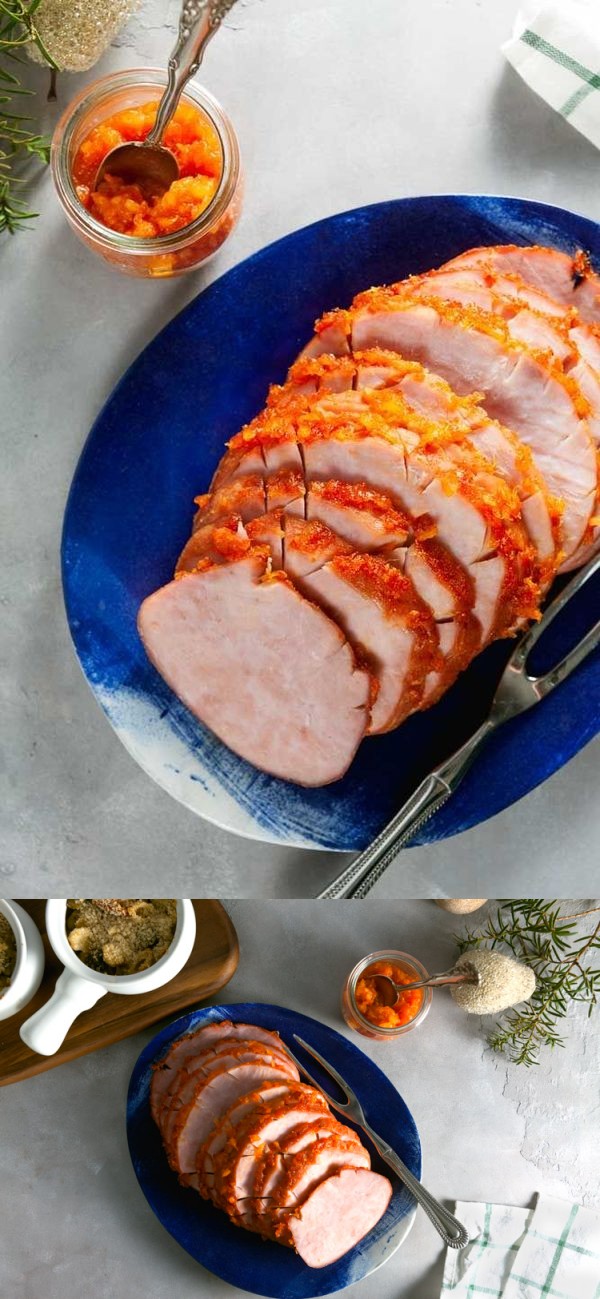 Pineapple-Sriracha Baked Ham