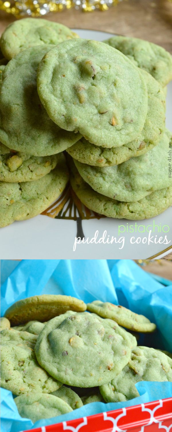 Pistachio Pudding Cookies