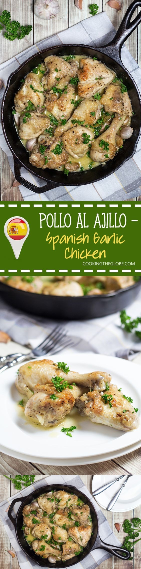 Pollo al Ajillo - Spanish Garlic Chicken