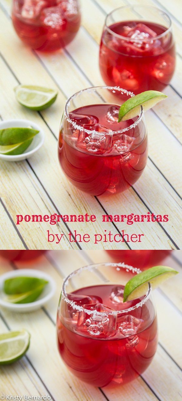 Pomegranate Margarita Recipe (by the pitcher