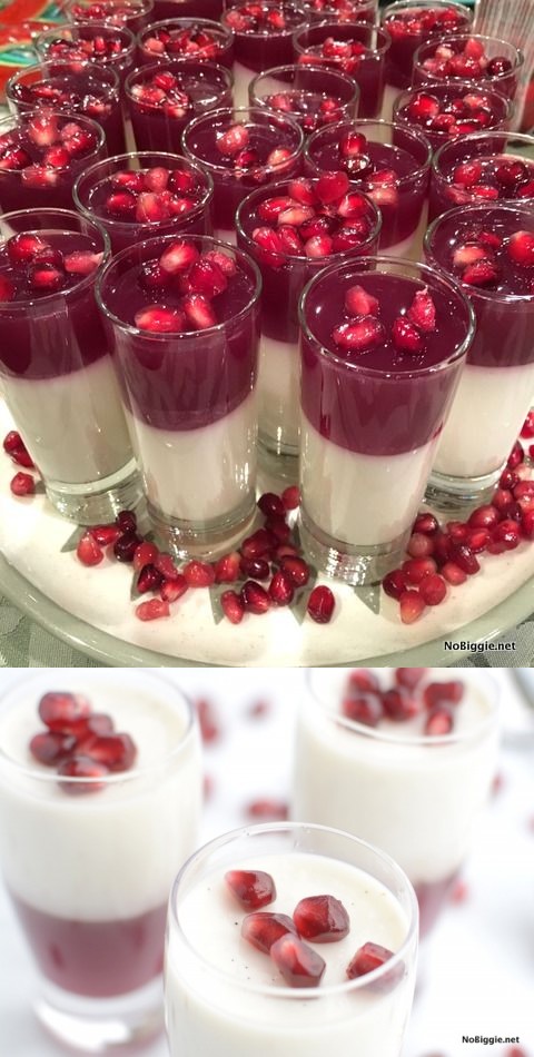 Pomegranate Panna Cotta