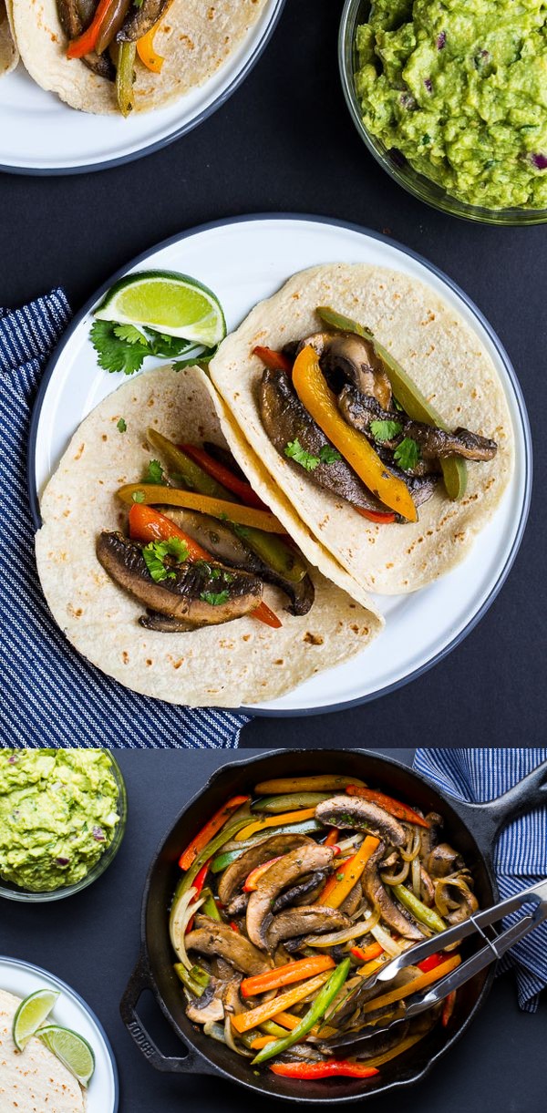 Portabella Mushroom Fajitas