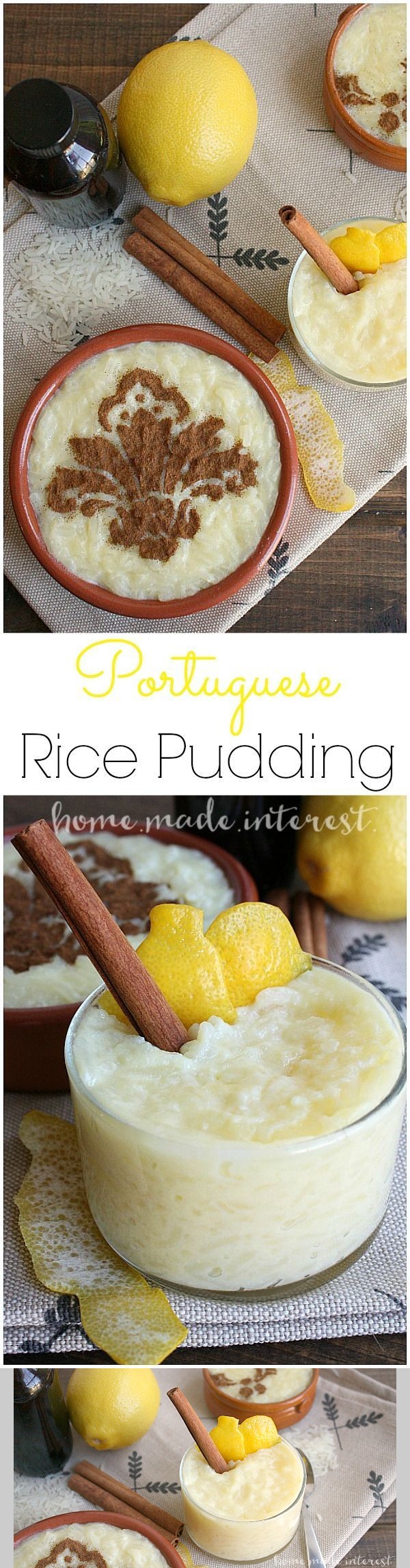 Portuguese Rice Pudding (Arroz Doce