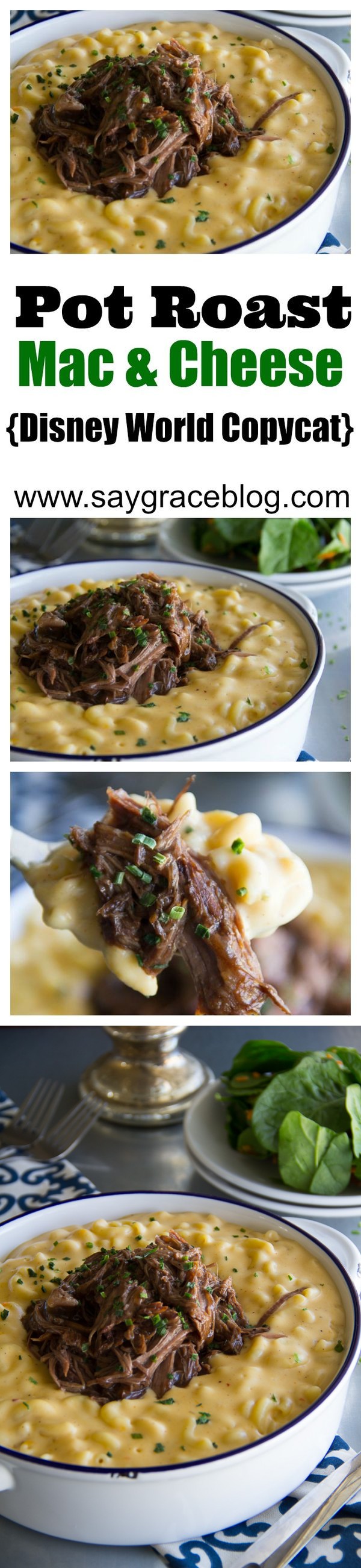 Pot Roast Macaroni & Cheese (Disney World Copycat