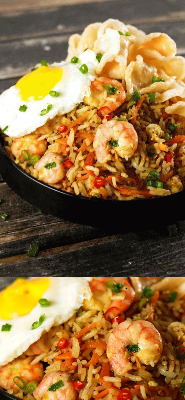 Prawn Nasi Goreng Spicy Indonesian Fried Rice