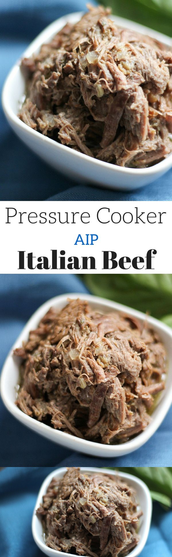 Pressure Cooker AIP Italian Beef (Paleo, GF