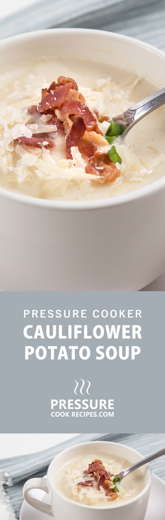 Pressure Cooker Cauliflower Potato Soup