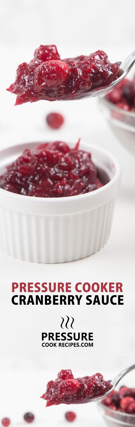 Pressure Cooker Cranberry Sauce