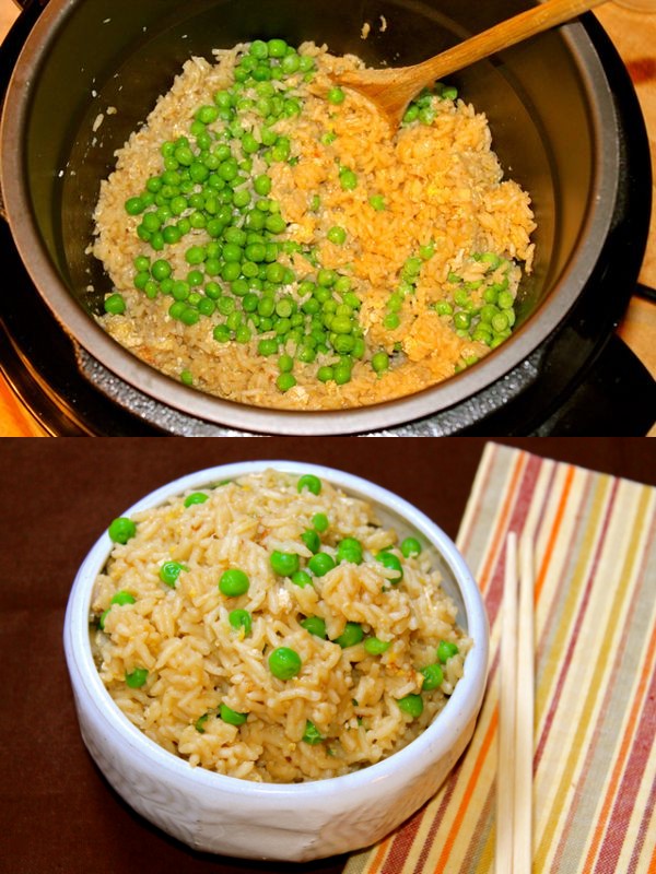 Pressure Cooker Fried Rice