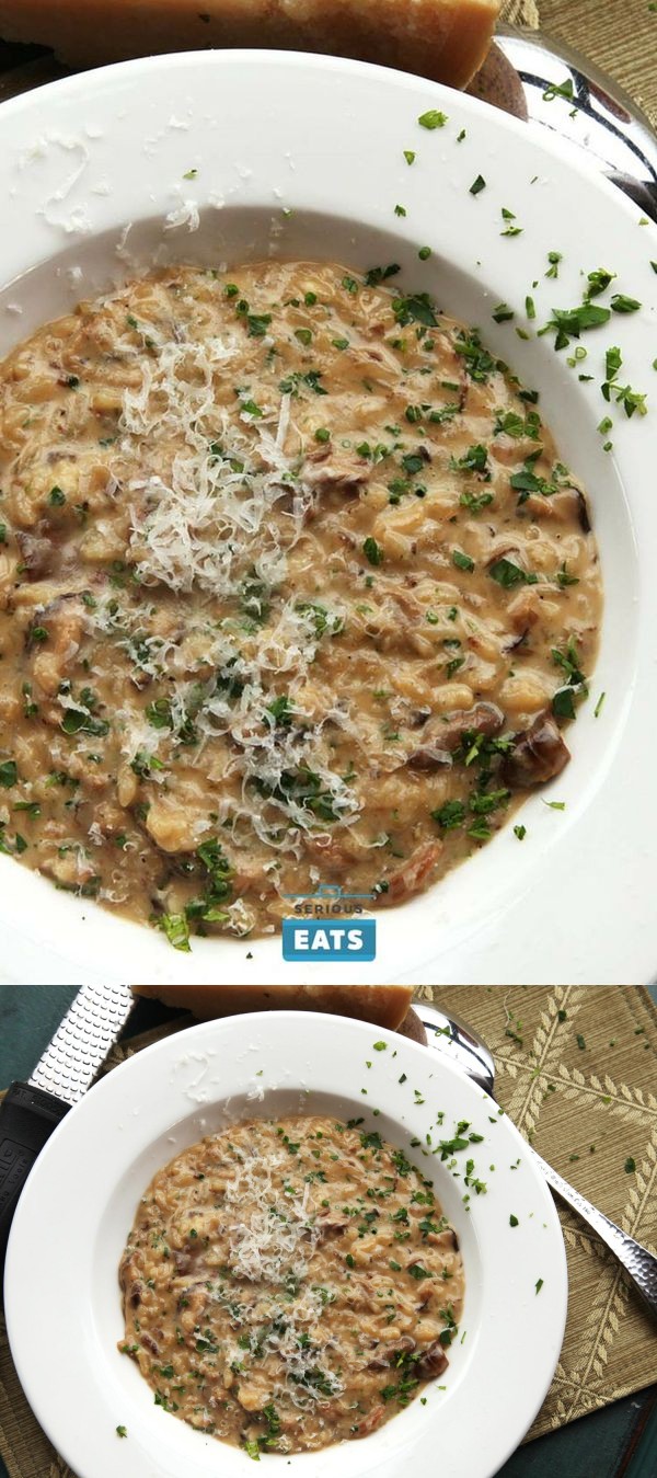 Pressure Cooker Mushroom Risotto