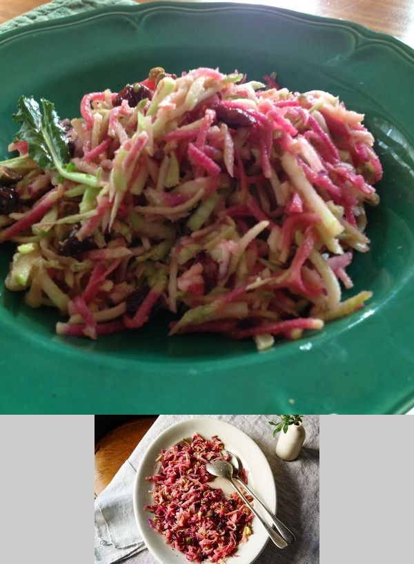 Pretty Radish and Broccoli Slaw