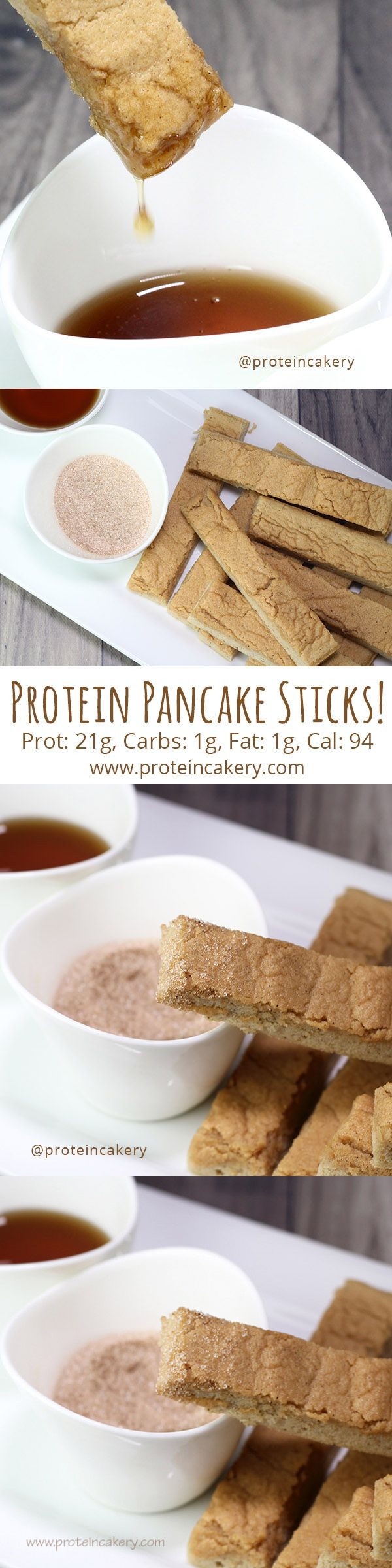 Protein Pancake Sticks