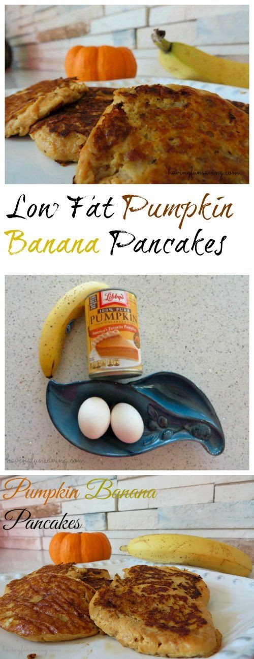 Pumpkin Banana Pancakes