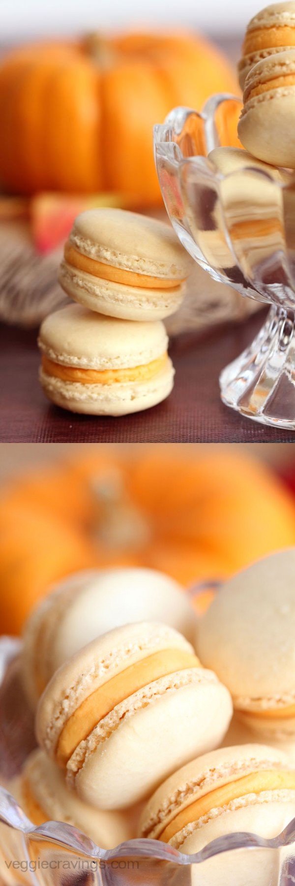 Pumpkin Buttercream Macarons