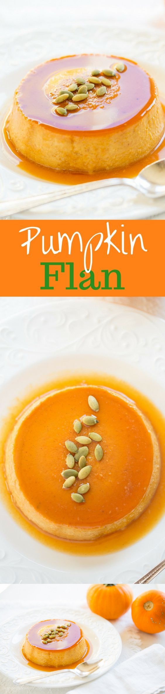 Pumpkin Caramel Flan