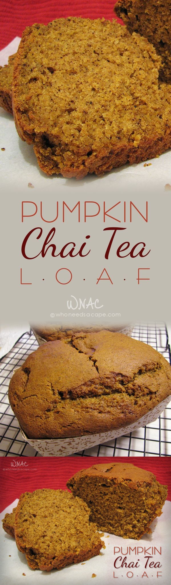 Pumpkin Chai Tea Loaf