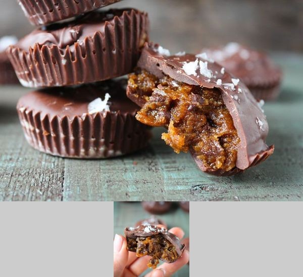 Pumpkin Chocolate Chip Cookie Dough Cups