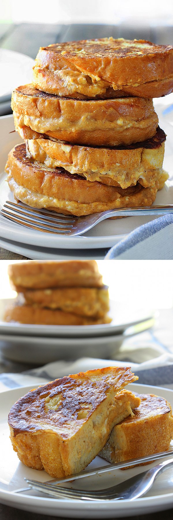 Pumpkin Cream Cheese French Toast