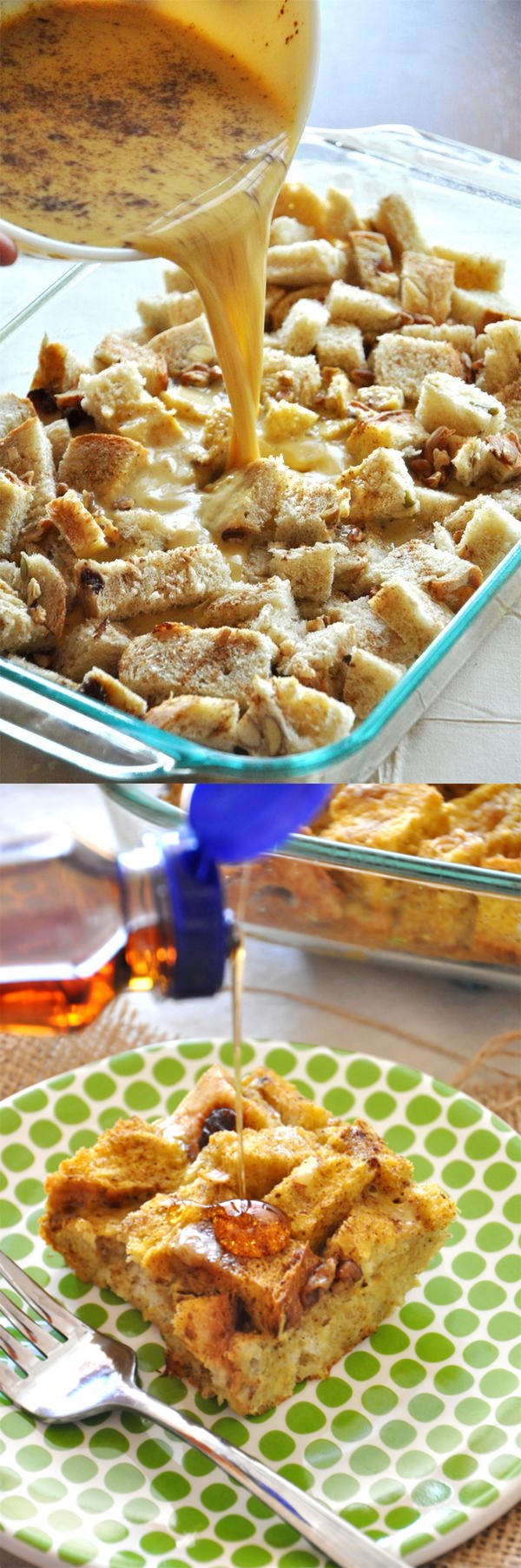 Pumpkin French Toast Bake