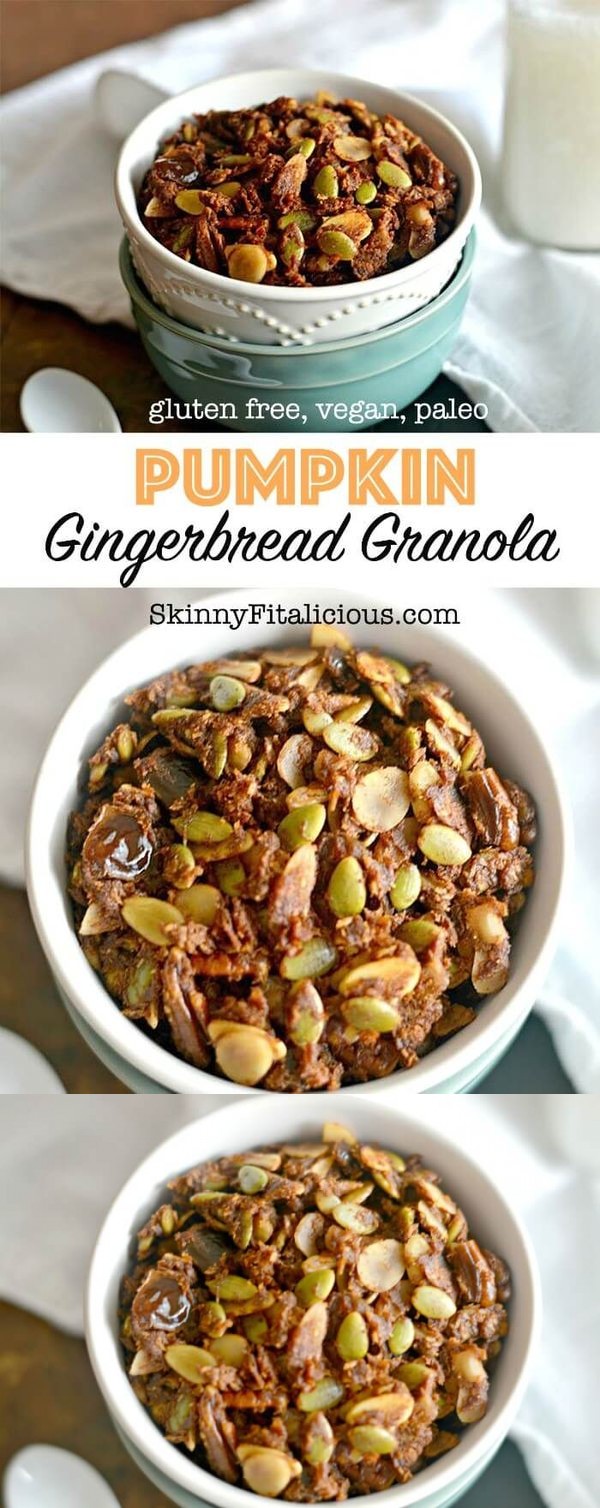 Pumpkin Gingerbread Granola