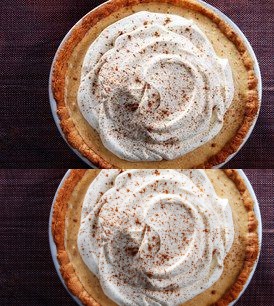 Pumpkin Icebox Pie With Snickerdoodle Crust