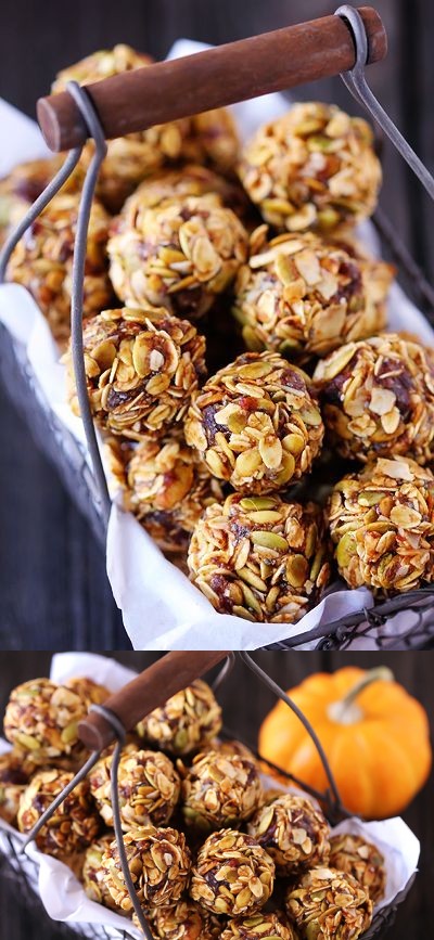 Pumpkin No Bake Energy Bites