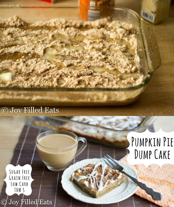 Pumpkin Pie Dump Cake – Low Carb, Sugar Free, THM S