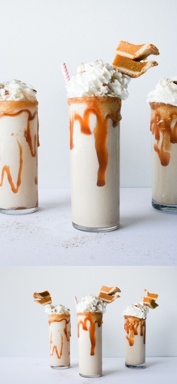 Pumpkin Pie Milkshakes