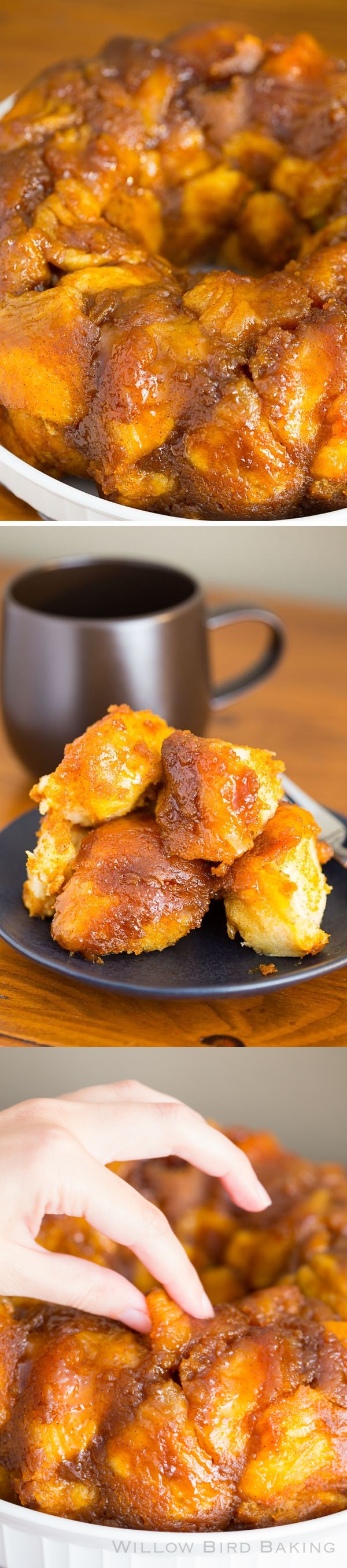 Pumpkin Pie Monkey Bread (and My New Bedroom Reveal!