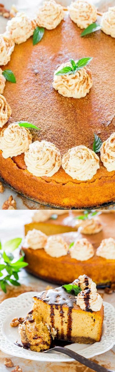 Pumpkin Ricotta Cheesecake