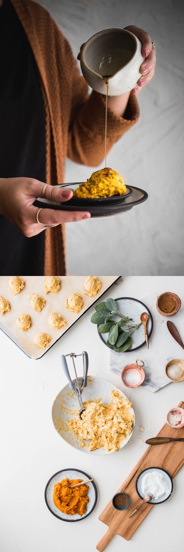 Pumpkin Sage Drop Biscuits