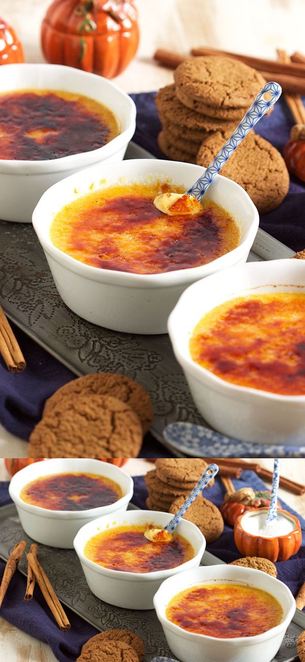 Pumpkin Spice Creme Brûlée