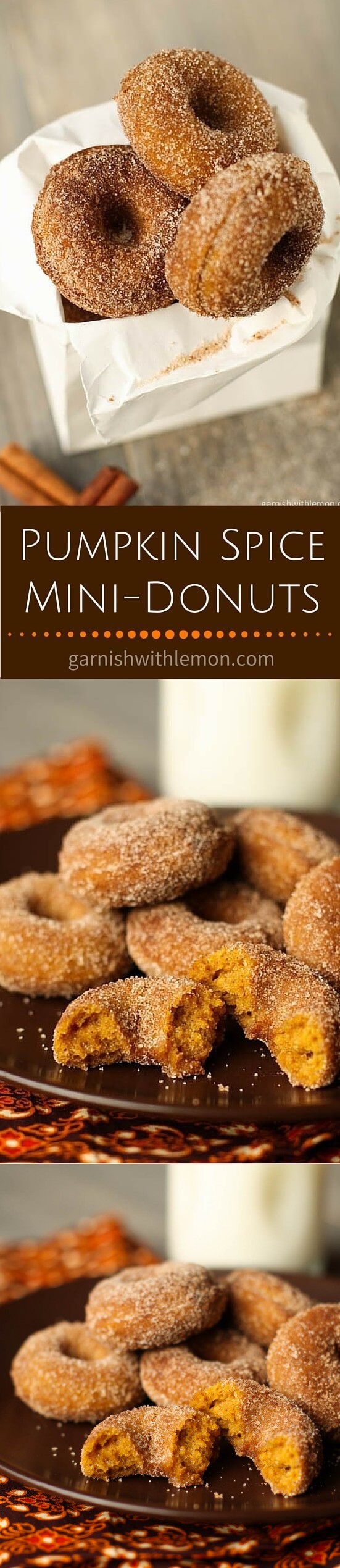 Pumpkin Spice Mini-Donuts