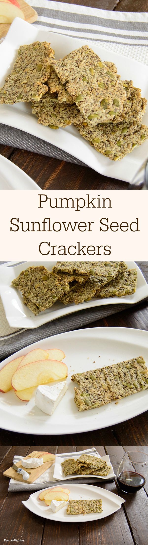 Pumpkin Sunflower Seed Crackers