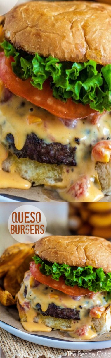 Queso Burgers