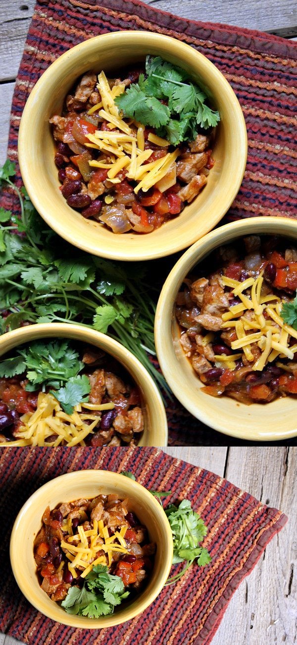 Quick and Easy Pork and Bean Chili