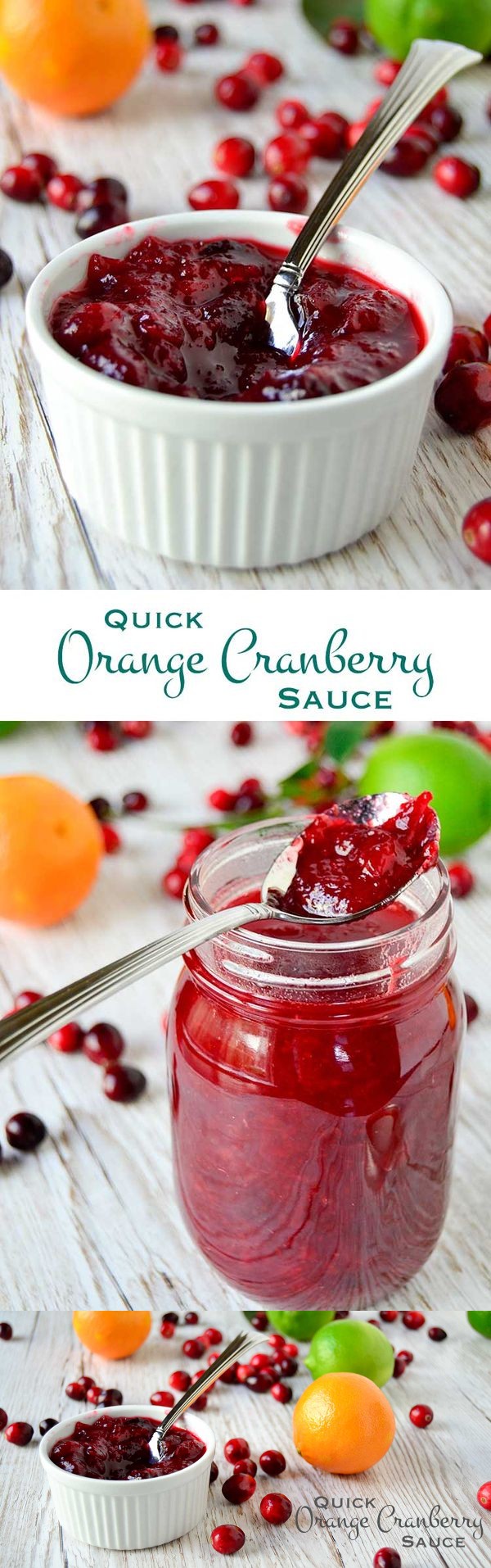 Quick Orange Cranberry Sauce