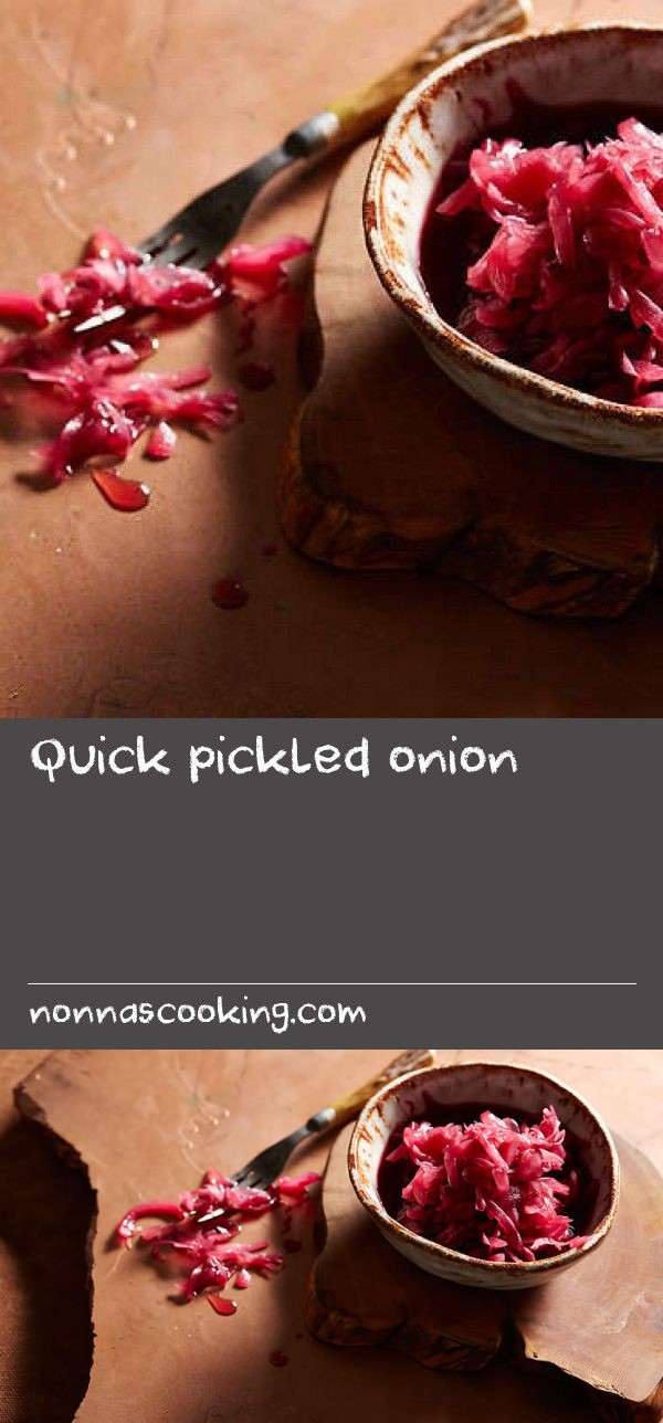 Quick pickled onion