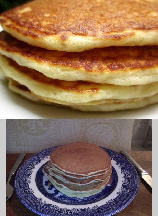 Quick Sourdough Pancakes