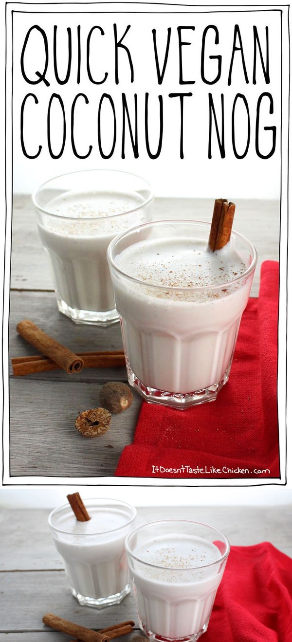 Quick Vegan Coconut Nog