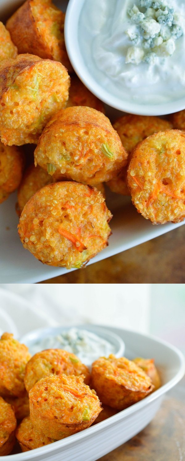 Quinoa Buffalo Bites