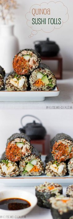 Quinoa Sushi Rolls plus 5 Other Quinoa Recipes