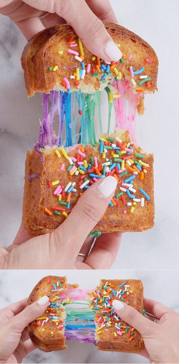 Rainbow Grilled Cheese