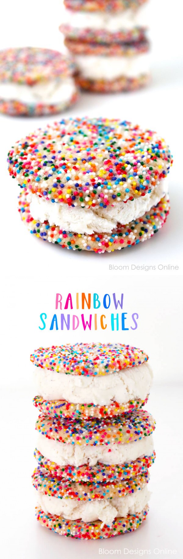 Rainbow Sandwiches