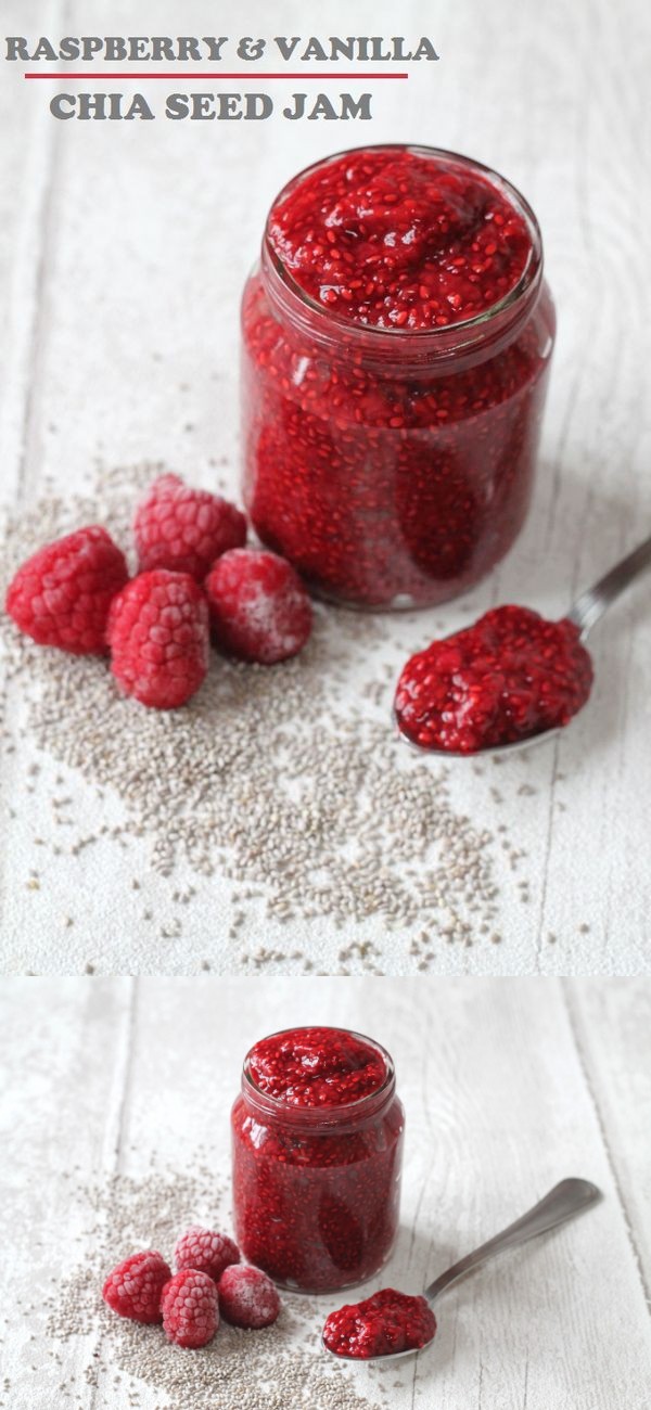 Raspberry & Vanilla Chia Seed Jam